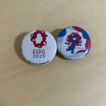 오사카 만박 EXPO2025 미야쿠미야쿠 캔뱃지 2개 세트