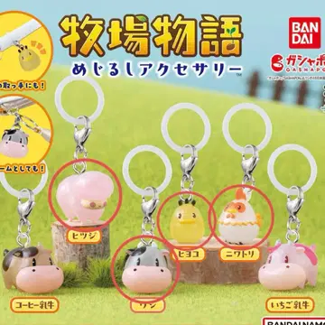 메지루시 액세서리 4개 세트 목장 이야기 가챠