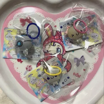 푹신푹신 아와와짱 통통 클리어 마크 참 3종 세트