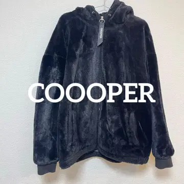 [새상품급] COOOPER 플리스 아우터 아우터 블랙 복슬복슬 따뜻한