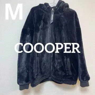 [새상품급] COOOPER 플리스 아우터 아우터 블랙 복슬복슬 따뜻한