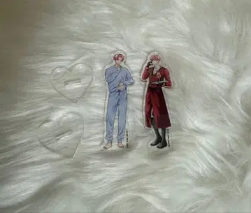 핑크와 하바네로 쿠로세 스이 아크릴 스탠드 2종 세트