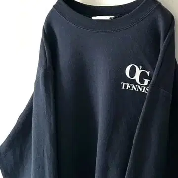 챔피온 OG 테니스 MUCE 맨투맨 L 네이비 네이비 컬러 구제 의류