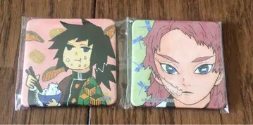 미개봉 새상품 귀멸의 칼날 스퀘어 캔뱃지 컬렉션 연어 무조림 기유 사비토