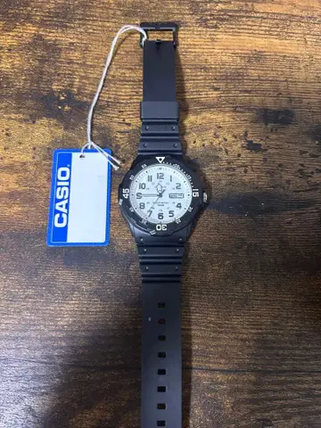 CASIO 아날로그 시계 블랙