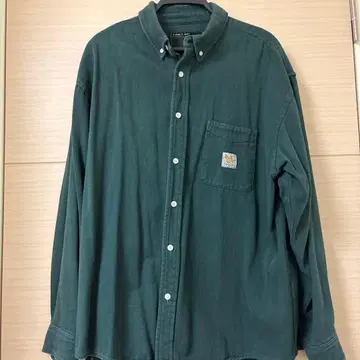 MARK GONZALES 긴팔 셔츠 L 사이즈 다크 그린