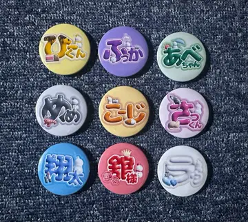 SnowMan 캔뱃지 9개