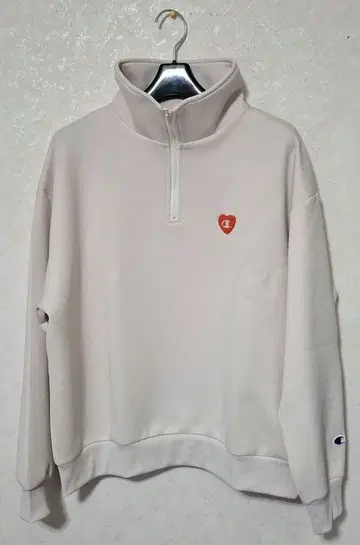 Champion 우먼 하프 지퍼 스웨트 셔츠/25FW