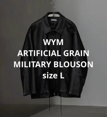 WYM ARTIFICIAL GRAIN MILITARY BLOUSON