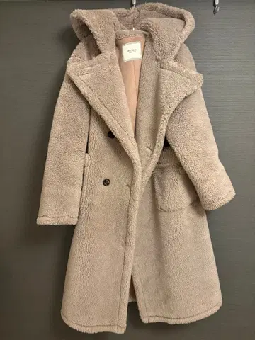 her lip to fleur shearling boa coat