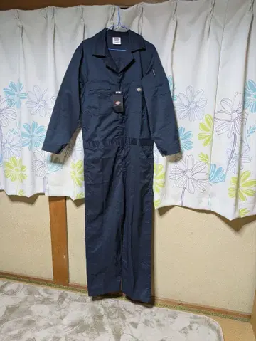 디키즈 오버롤 L 네이비