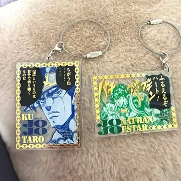 죠죠월드 원작 아크릴 와이어 키링