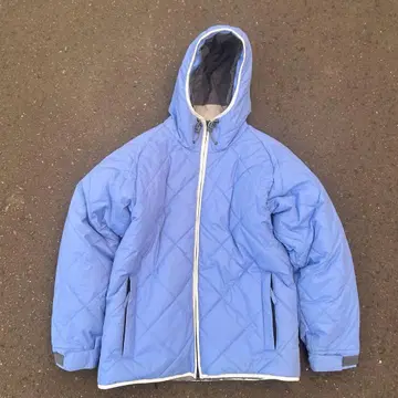 unknown 00s 다운 자켓 다이아 퀼트 더블 지퍼