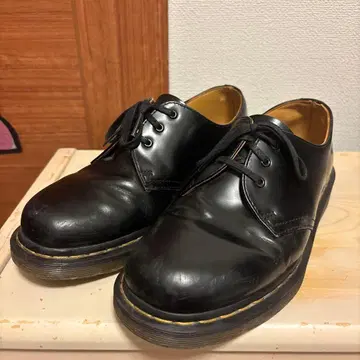 닥터마틴 블랙 가죽 레이스업 슈즈