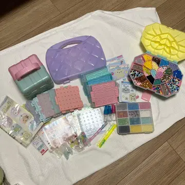 아쿠아비즈 세트 다색 비즈 수납 케이스 포함