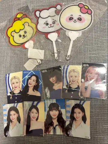 K-POP 아이돌 포토 카드 부채 세트