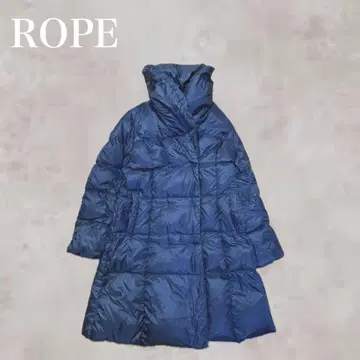 [ 새상품급 ] ROPE 컬러 숄 볼륨 롱 다운 A 라인 경량 울트라 웜