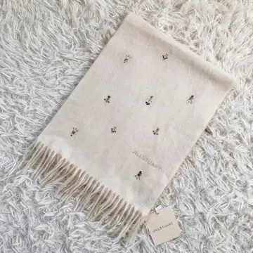 [ 택 포함 미사용 ] 질스튜어트 비쥬 포함 캐시미어 100% 머플러