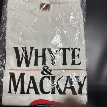 미사용 빈티지 WHYTE & MACKAY 위스키 90s 티셔츠