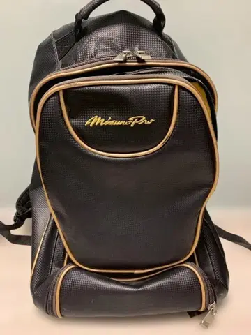 MizunoPro 백팩 블랙 골드