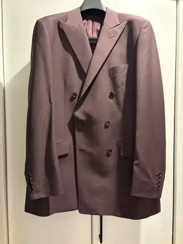 구제 의류 퍼플 수트 셋업