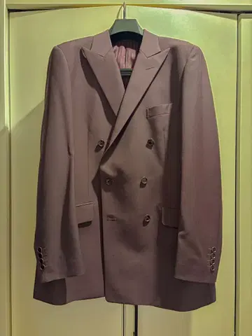 구제 의류 퍼플 수트 셋업