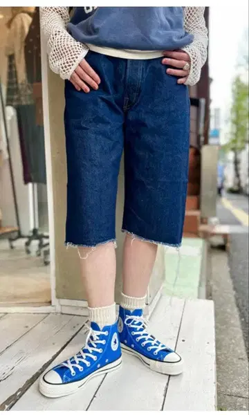 orSlow x BEAMS BOY / 별주 Cut Off Shorts