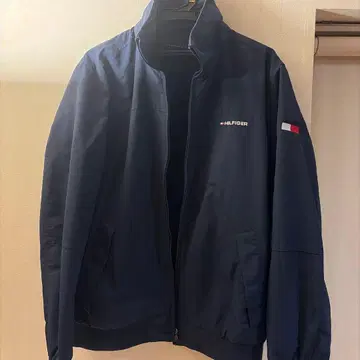 TOMMY HILFIGER 네이비 나일론 자켓