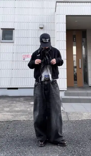 H&M 슈퍼 배기 핏 슈퍼 배기 데님 28/30 y2k