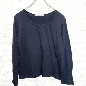 CHARLA 긴팔 티셔츠 무지 라운드넥 면 100% 올 시즌