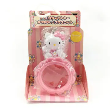 당시 미개봉 헬로키티 산리오 캐릭터 반짝이 렌즈 마스코트