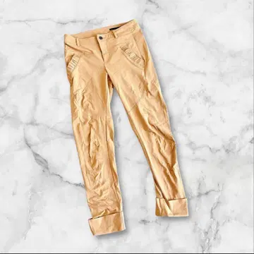 소브 메릴 하이텐션 팬츠 브라운 프론트 버튼 일본제 S 스트레치