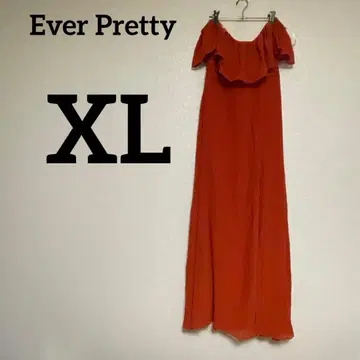 득템 즉시 구매 OK Ever Pretty 오렌지 주황색 XL 원피스