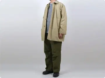 YAECA 스텐카라 코트 숏 KHAKI