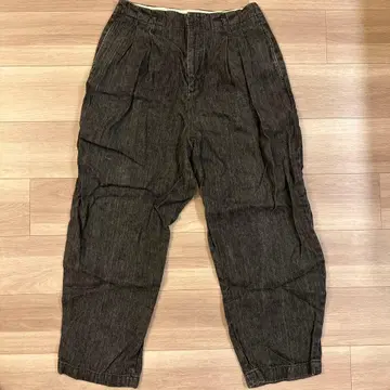 후와토 와이드 데님 팬츠