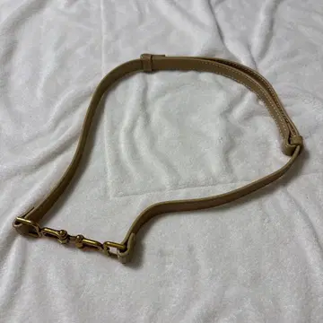 슬림 벨트 여성용 스키니 벨트 베이지 가죽 버클 1.4cm 폭