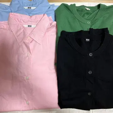 유니클로 UNIQLO 세트 셔츠 가디건