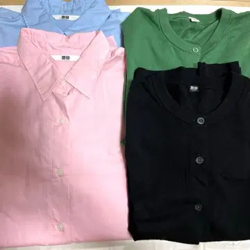 유니클로 UNIQLO 세트 셔츠 가디건