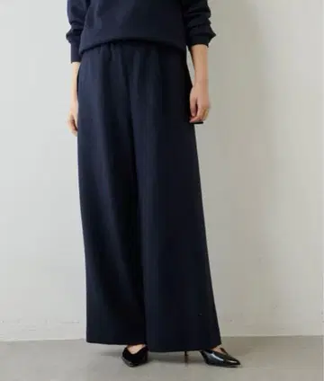 윔 가젯 네이비 와이드 팬츠