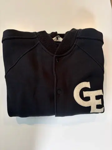 90s GOODENOUGH 맨투맨 바시티 자켓 네이비