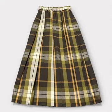 URBAN RESEARCH SonnyLabel 플리츠 스커트 체크 무늬