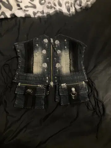 ozzoneste 뷔스티에 코르셋 베스트 그런지 y2k