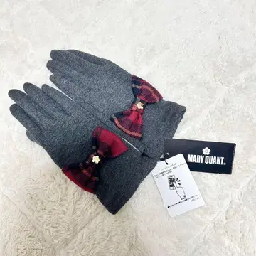 미사용 새상품 마리콴트 장갑 스마트폰 대응 데이지 리본