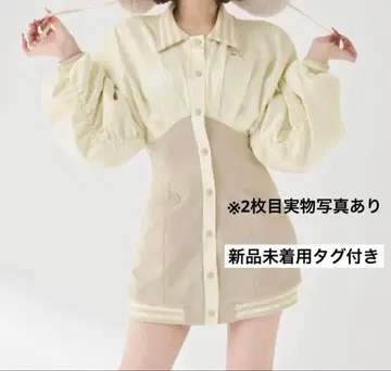 [ 미사용 새상품 ] Darich 돌먼 슬림 스카잔 미니 원피스