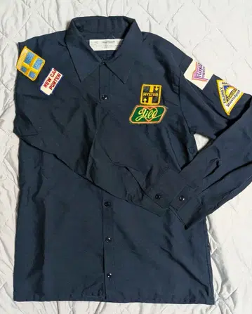 레어 WearGuard 네이비 워크 셔츠 90s XL 가격 인하 가능