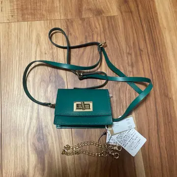 Vice Versa 그린 숄더백