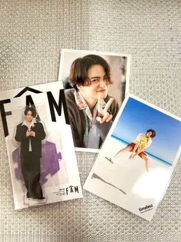 timelesz  FAM 아크릴 스탠드 + 공식 사진