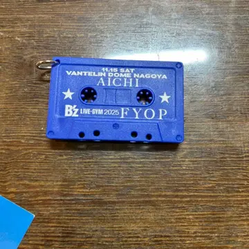 B'z LIVE-GYM 2025 카세트 테이프형 키링