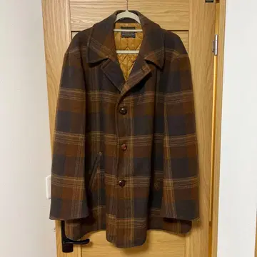 Pendleton 체스터 코트 브라운 계열 체크