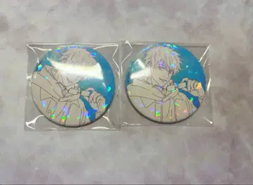 주술회전 말큐브 등신 홀로 캔뱃지 고죠 사토루 선화 2점